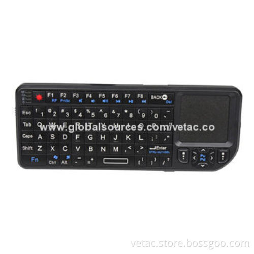 Wireless keyboard with mouse and touch padNew